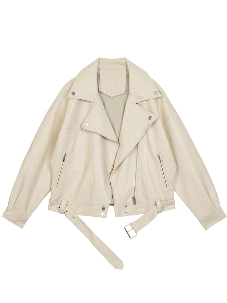 JO | Oversized leather jacket