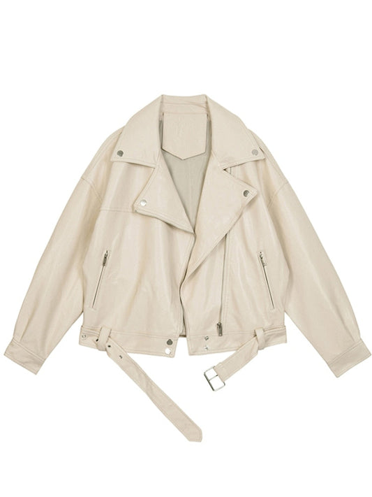 JO | Oversized leather jacket