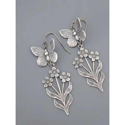 Delicate Artisan Silver Earring