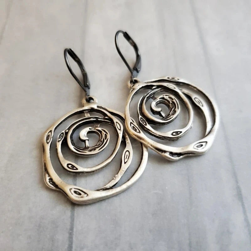 Vintage Handmade Silver Earring