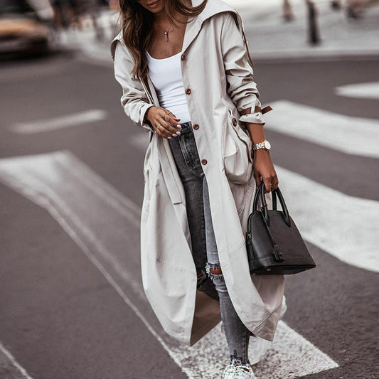 JO | Long jacket with pockets