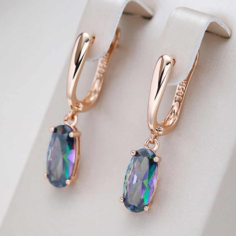 Vintage Handmade Gold Earring