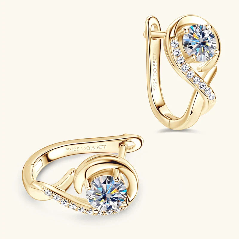 Beautiful Gold Earring with Unique Style