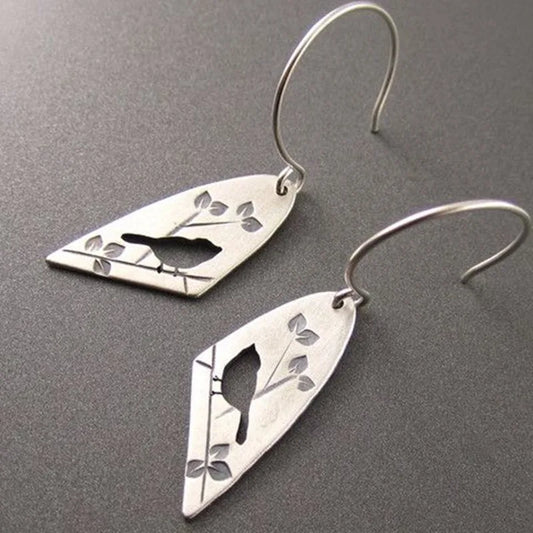 Beautiful Silver Earring with Unique Style
