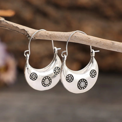 Vintage Handmade Silver Earring
