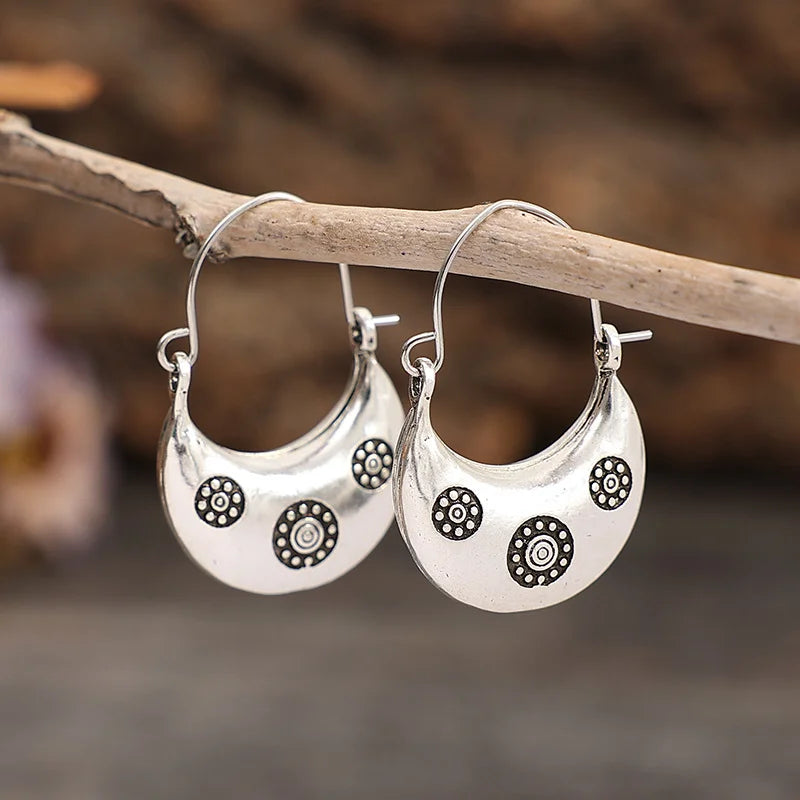 Vintage Handmade Silver Earring