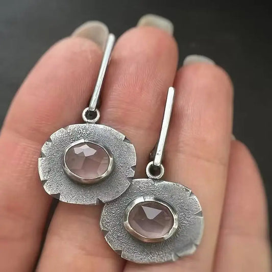 Delicate Artisan Silver Earring