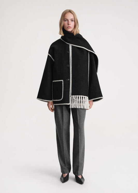 JO | Luxury jacket with scarf