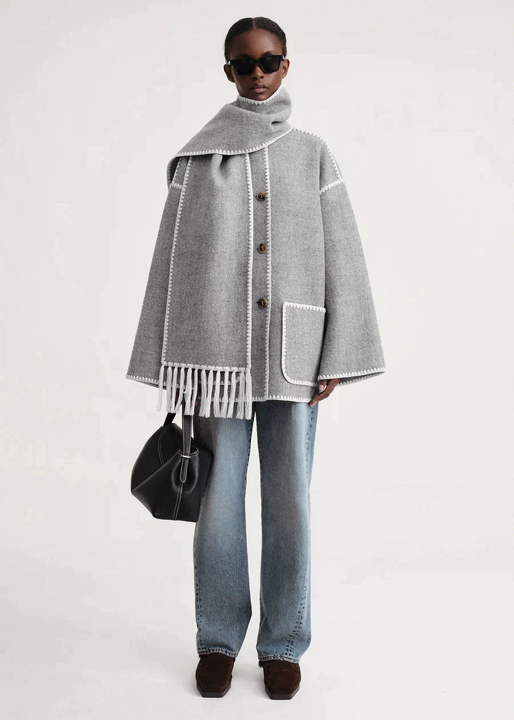 JO | Luxury jacket with scarf