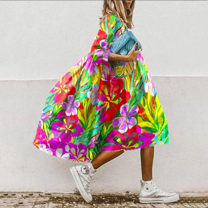 KS | Floral midi dress