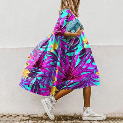 KS | Floral midi dress