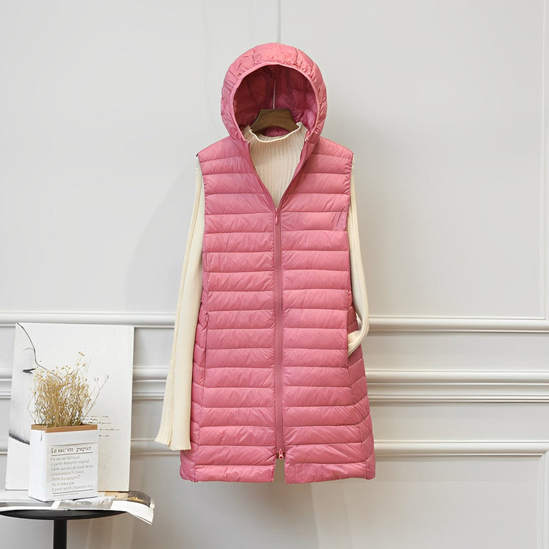 JO | Sleeveless long jacket