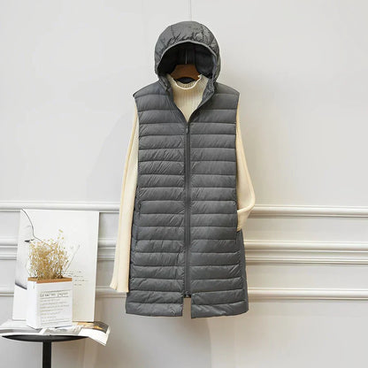 JO | long jacket without sleeves