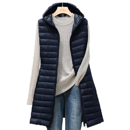 JO | long jacket without sleeves
