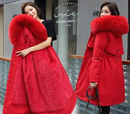 JO | Long jacket with hood for women