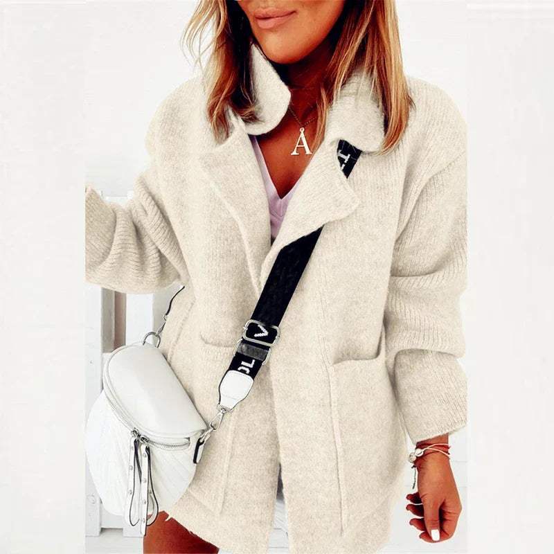 JO | Ladies summer coat with shawl collar