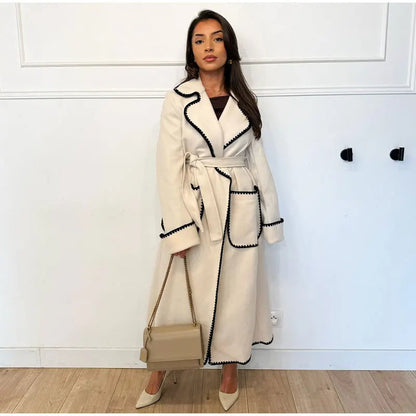 JO | Pocket coat with lapel for women