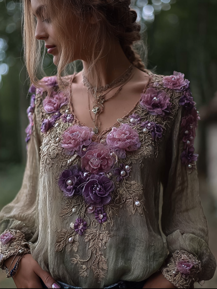 Timeless Vintage Style Top