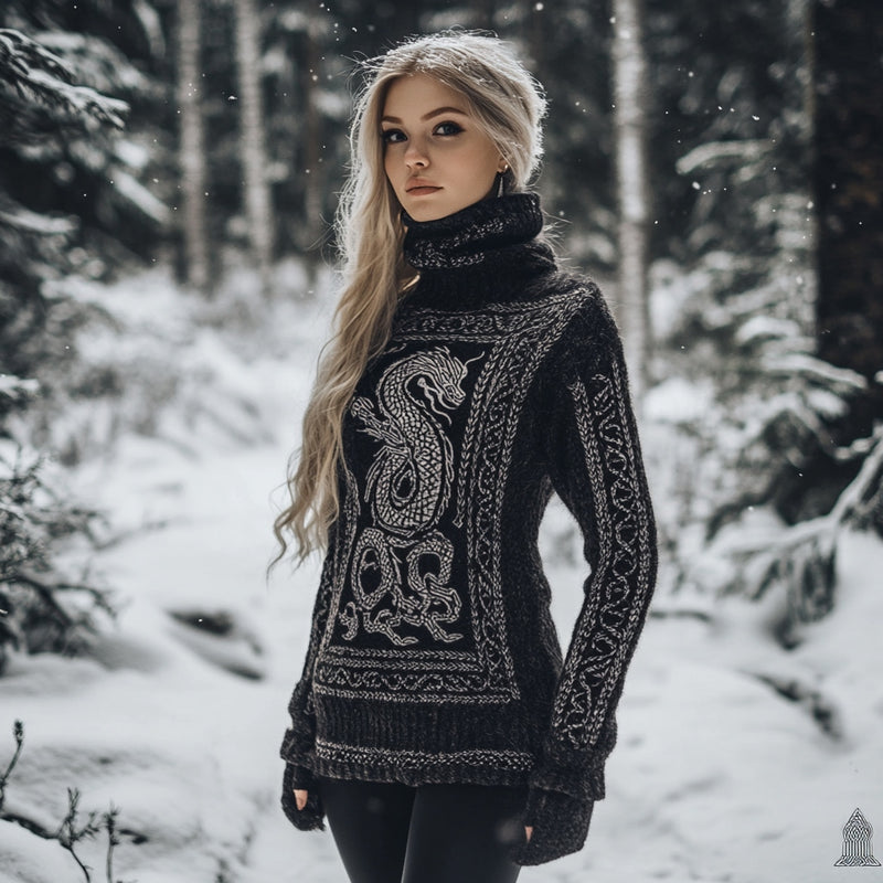 Gracefully Designed Sweater