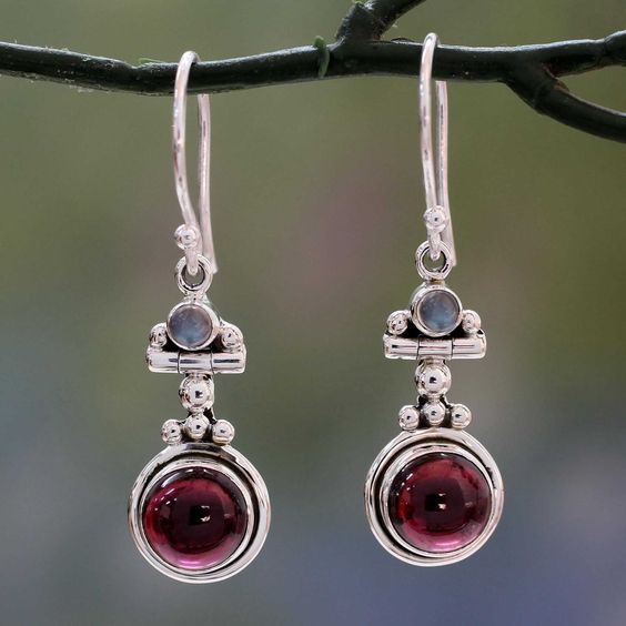 Delicate Artisan Silver Earring