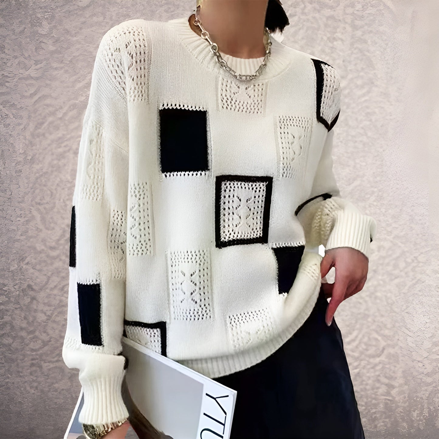 Gracefully Designed Sweater