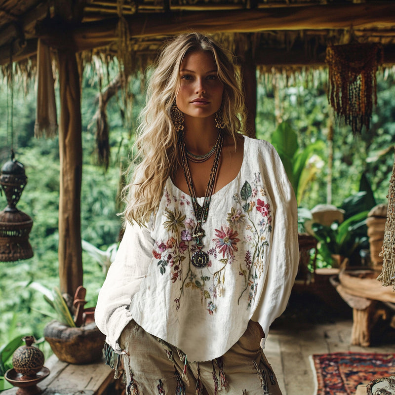 Timeless Vintage Style Blouse