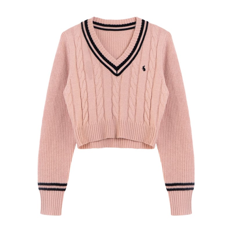 JO | Korean fashion knitted sweater