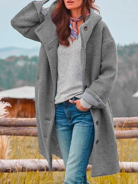 KS | Oversized wool coat for women