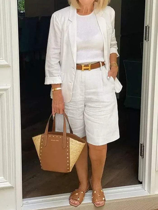 JO | Elegant blazer and shorts - Stylish - Ideal for warm days