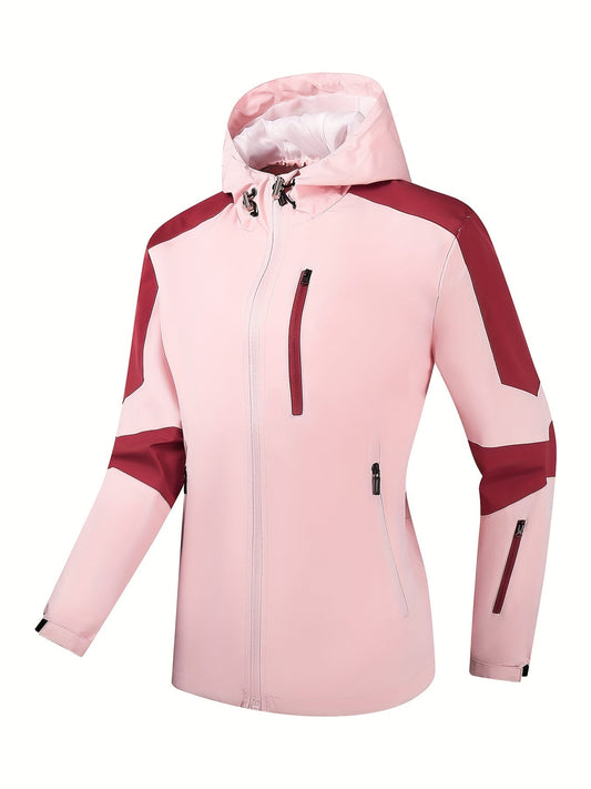JO | Sporty women's outdoor jacket with hood and zipped pockets