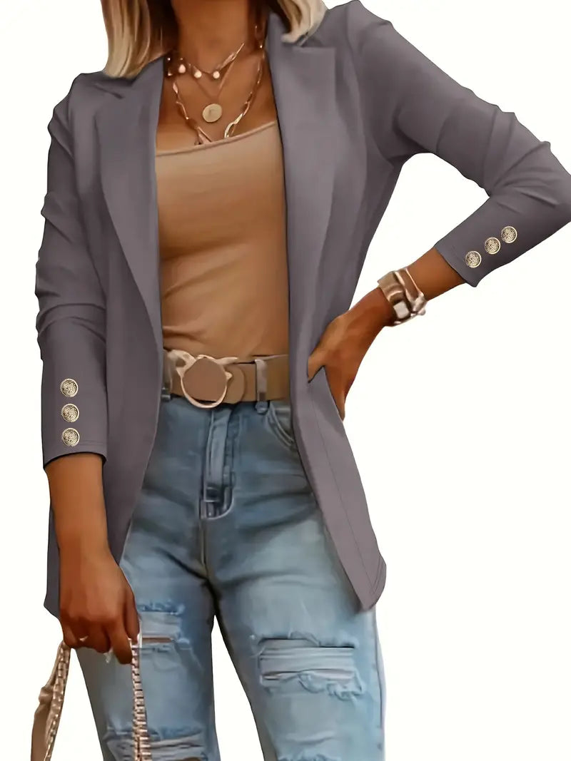 JO | elegant long-sleeved blazer for spring