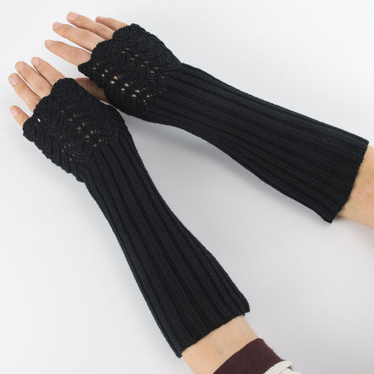 Vintage Soft Warm Jacquard Weave Retro Comfy Glove elevenforest
