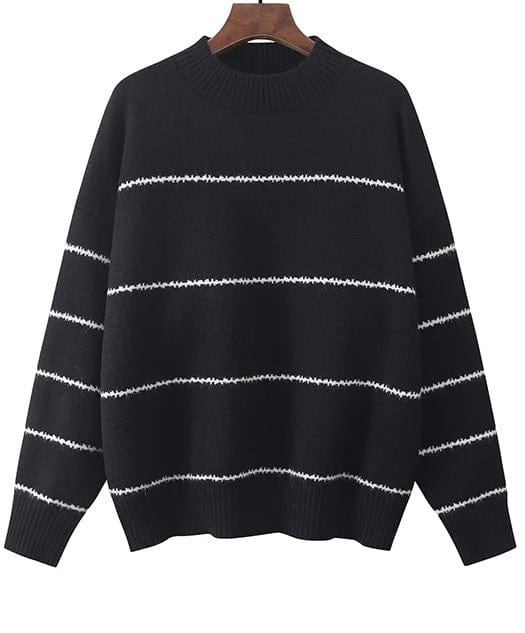 JO | Striped knitted cute sweater