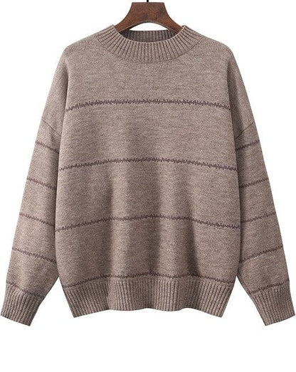 JO | Striped knitted cute sweater