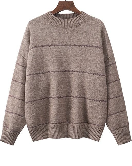 JO | Striped knitted cute sweater
