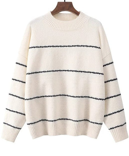 JO | Striped knitted cute sweater