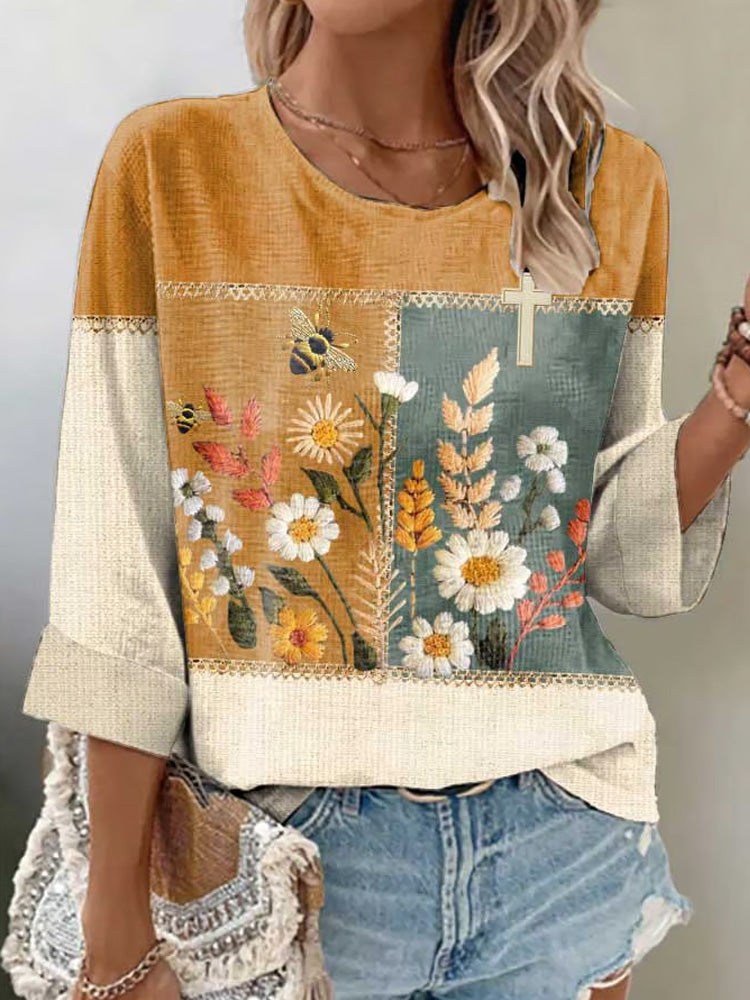 Timeless Vintage Style Top