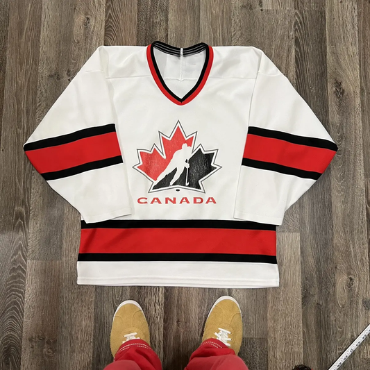 Vintage Hockey Is Canada Graphics Blokecore Long-sleeved Jersey T-shirt elevenforest