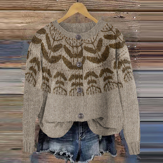 Vintage Floral Cardigan Sweater elevenforest