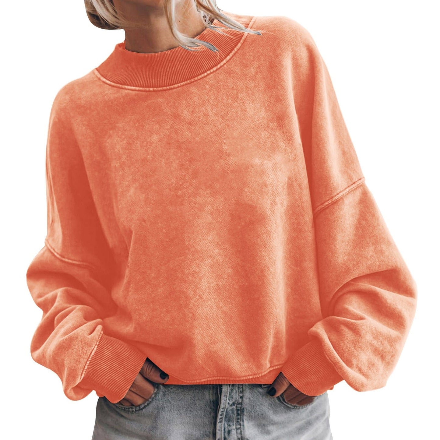 JO | Plain long sleeve sweater