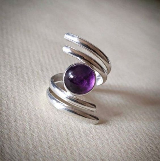 Delicate Artisan Silver Ring