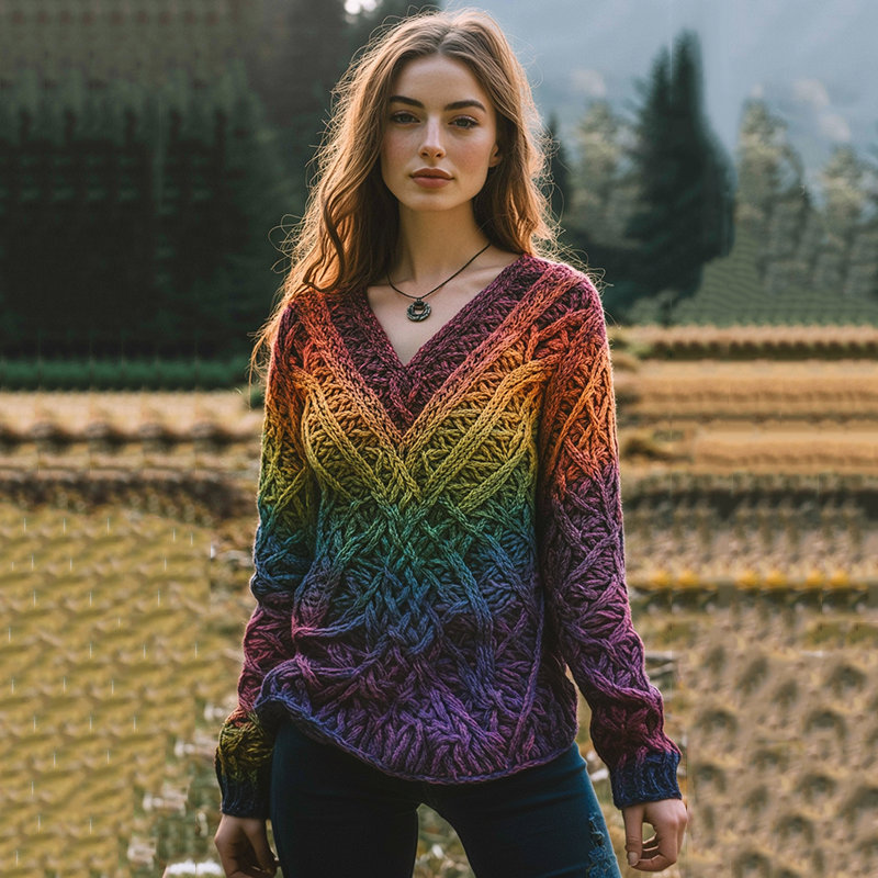 Gracefully Designed Sweater