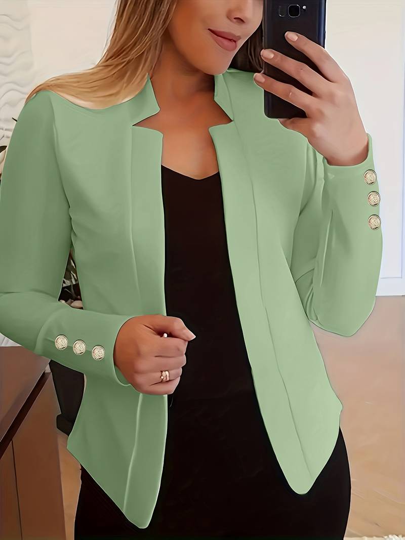 JO | casual blazer with long sleeves and buttons