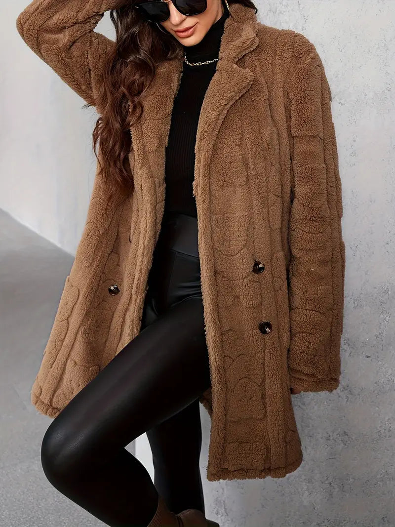JO | Soft, single-colored, long-sleeved thermal jacket