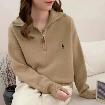 JO | MW - Comfortable sweater with zipper