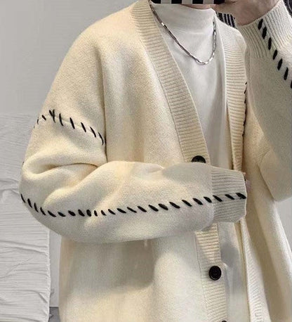 JO | Vintage V-neck cardigan sweater