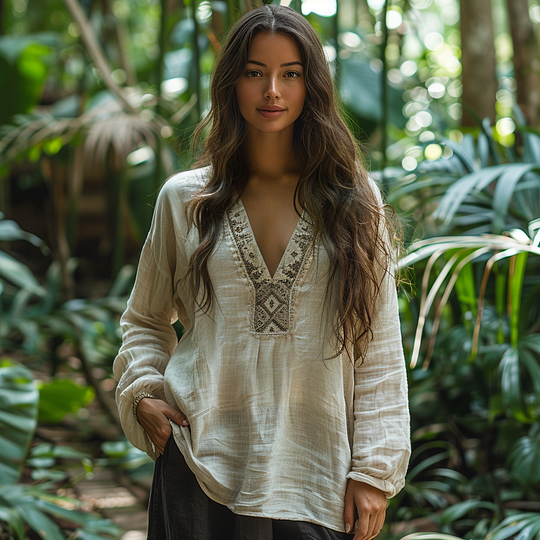 Timeless Vintage Style Blouse
