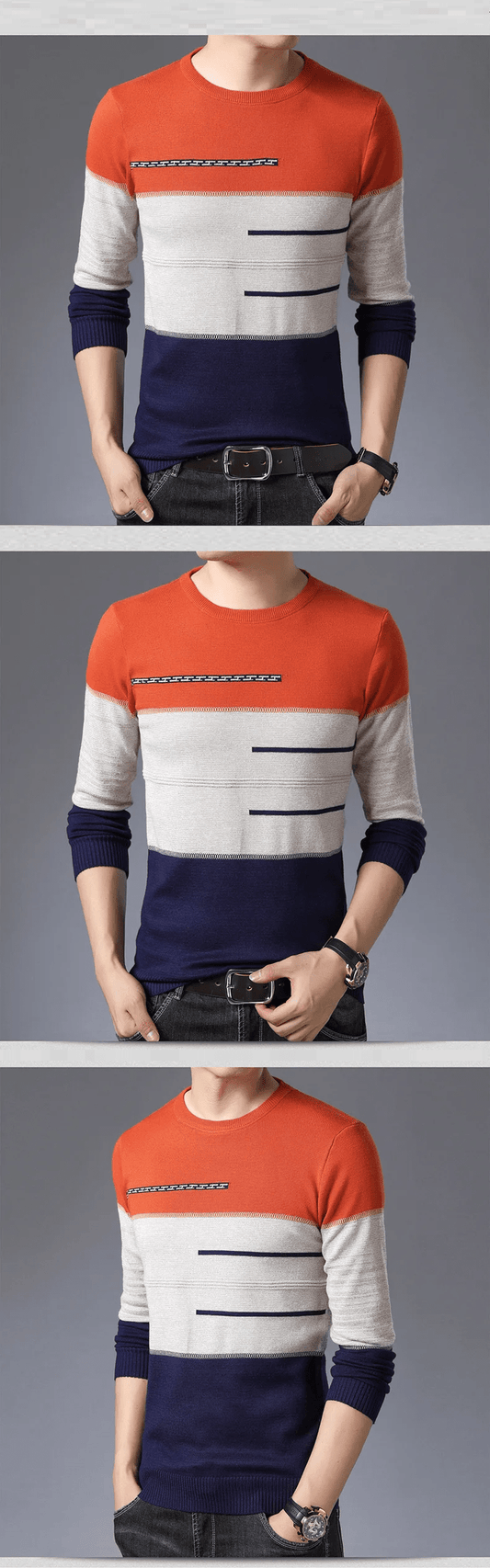 JO | Striped cotton sweater