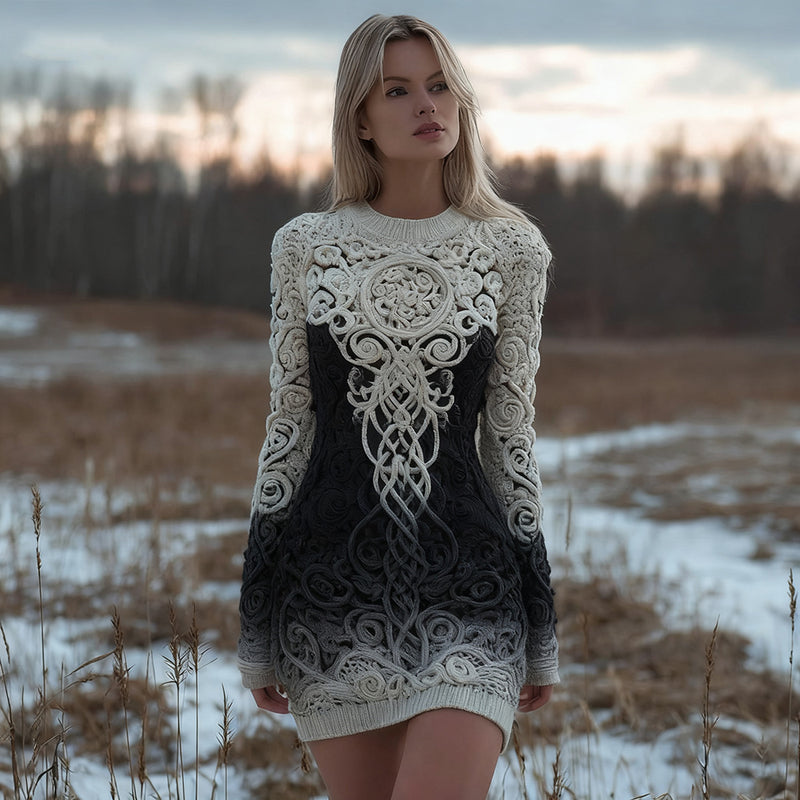 Gracefully Designed Sweater