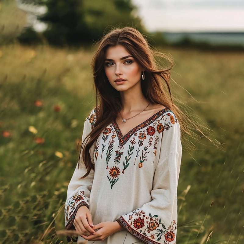 Timeless Vintage Style Blouse